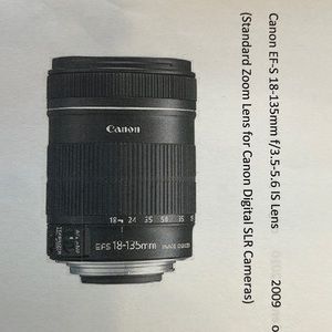 Canon EF-S 18-135 mm f/3.5-5.6 IS Lens